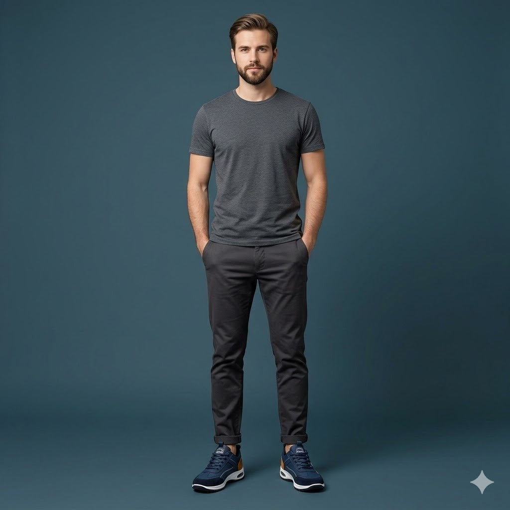 Men's Casual Sneakers Azure Vanguard + Free Sock Pack
