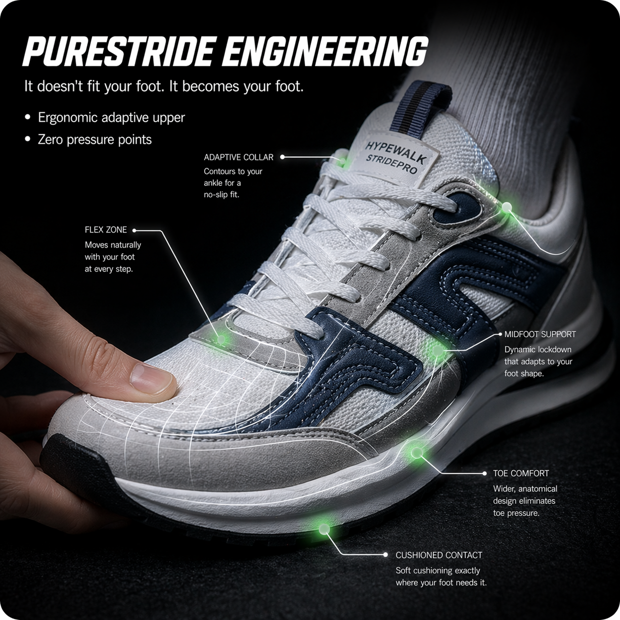 Stride Runner + Free Sock Pack
