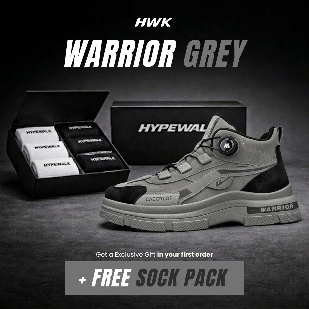 Warrior Gray + Free Sock Pack