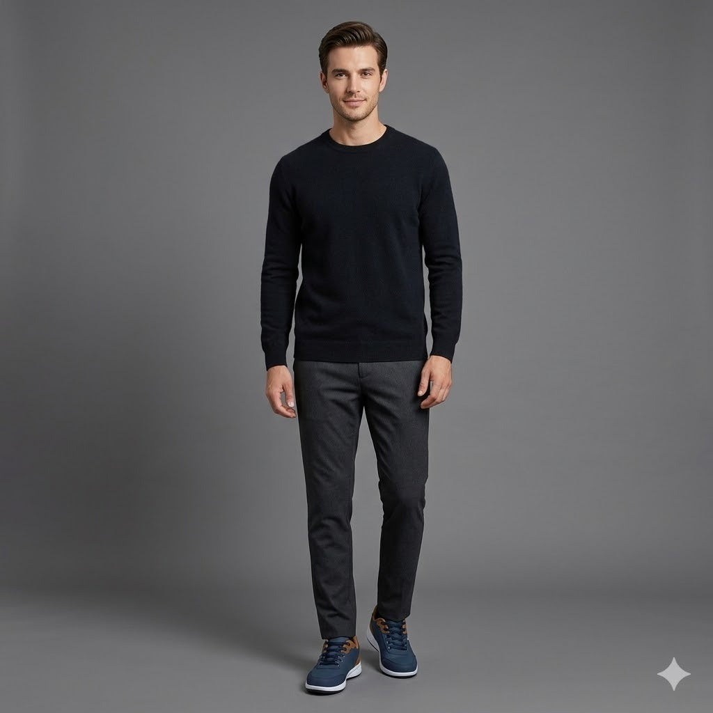 Men's Casual Sneakers Azure Sovereign + Free Sock Pack