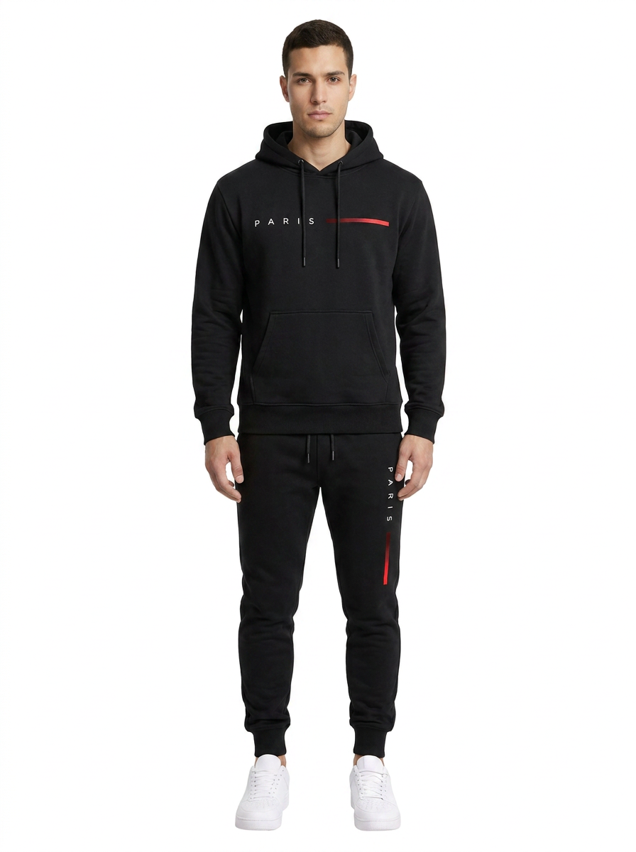 Paris Noir Black capa full-body