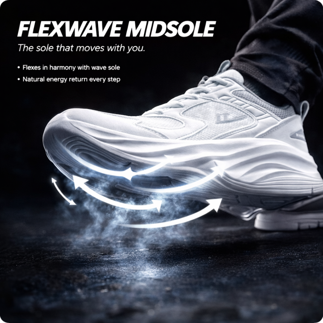 White Wave + Free Sock Pack