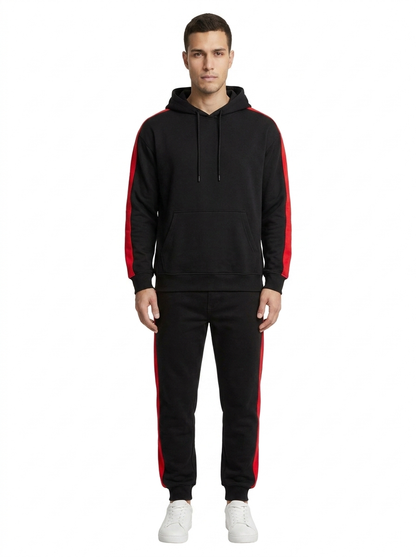 Stride Nova Black + red stripe capa