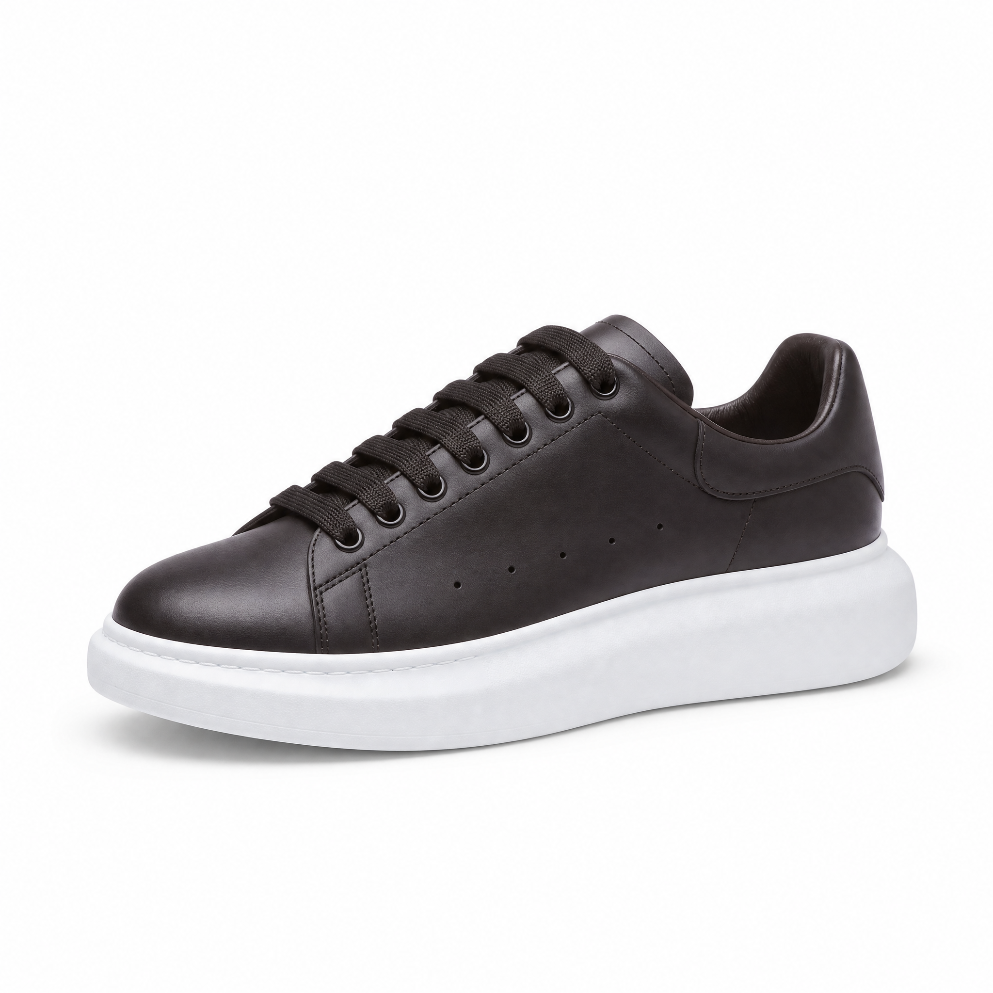 Black / White Sole oversized sneaker